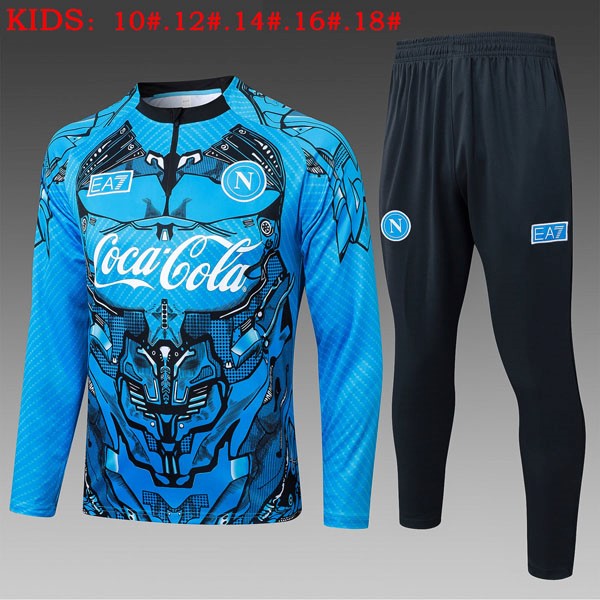 Ninos Sudadera De Training Napoli 2026/2027 Azul